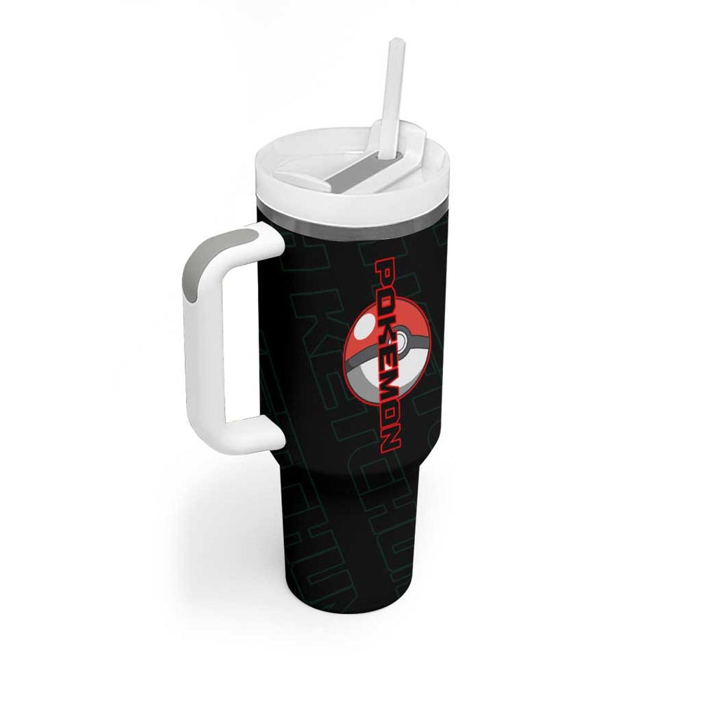 Ash & Pikachu Poké Tumbler With Handle Vibrant Anime Character Style TS04 Ash & Pikachu Poké Tumbler With Handle Vibrant Anime Character Style TS04