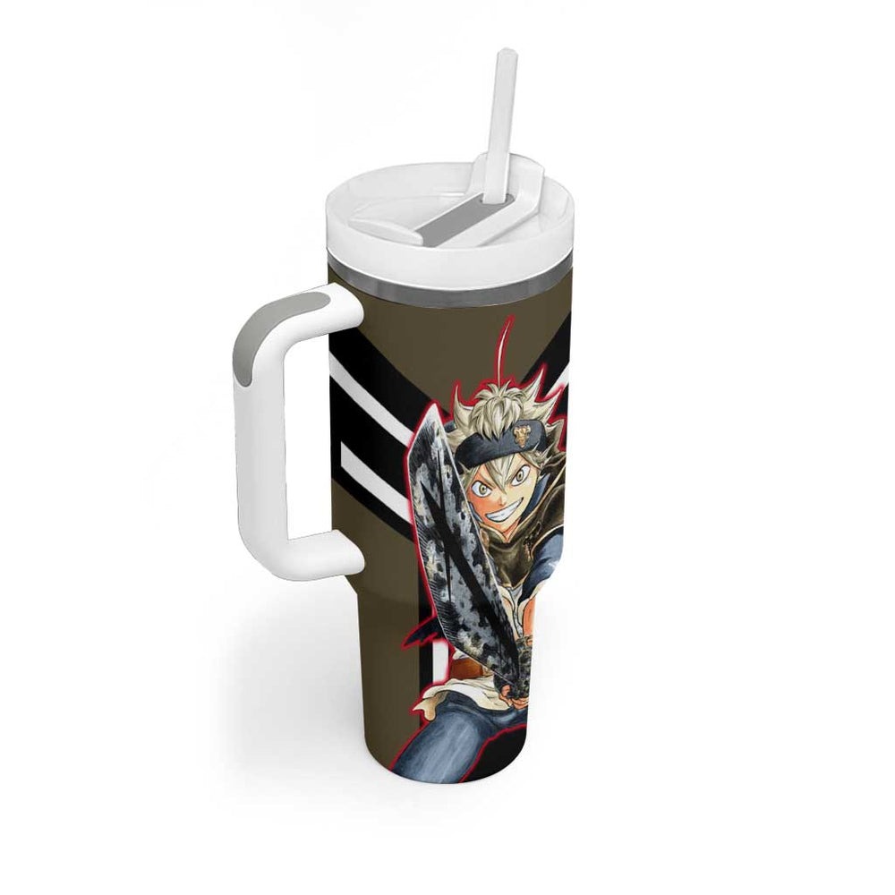 Asta - Black Clover Tumbler With Handle Anime Style TS04 Asta - Black Clover Tumbler With Handle Anime Style TS04