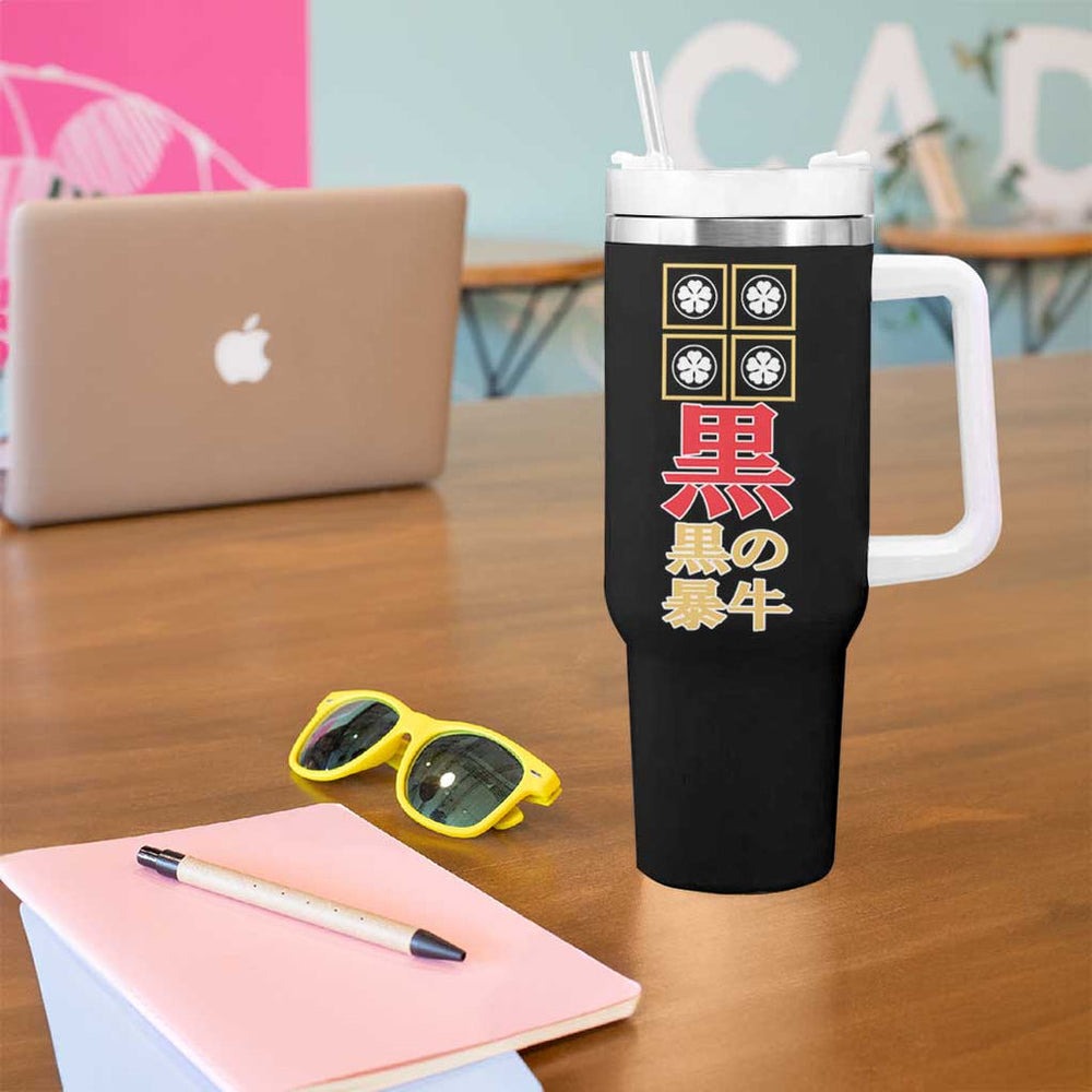 Asta V2 Black Clover Tumbler With Handle Anime Style TS04 Asta V2 Black Clover Tumbler With Handle Anime Style TS04