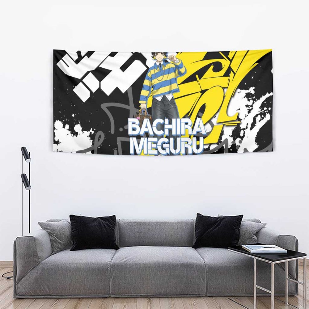 Bachira Meguru Blue Lock Tumbler With Handle Graffiti Street Anime Style TS04 Bachira Meguru Blue Lock Tumbler With Handle Graffiti Street Anime Style TS04