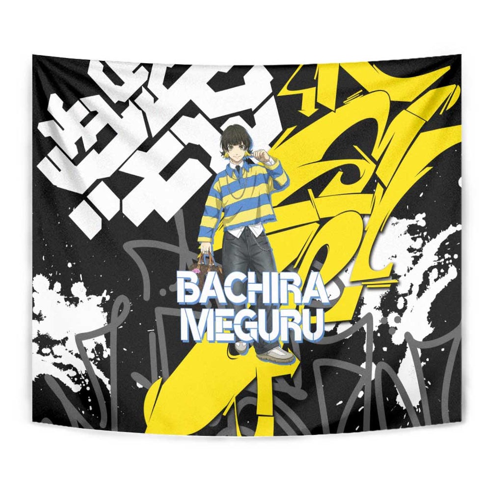 Bachira Meguru Blue Lock Tumbler With Handle Graffiti Street Anime Style TS04 Bachira Meguru Blue Lock Tumbler With Handle Graffiti Street Anime Style TS04