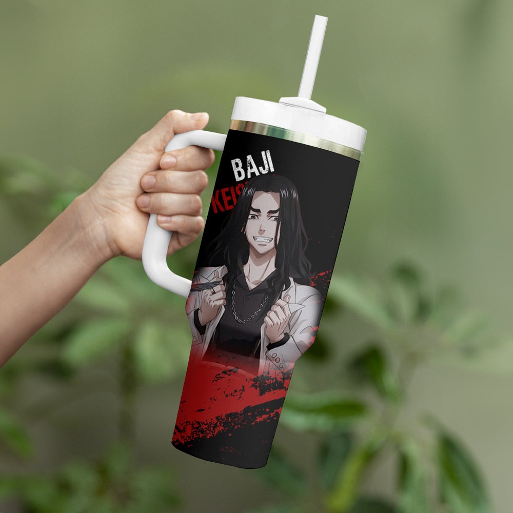 Baji Keisuke - Anime Revengers Tumbler With Handle TS04 Baji Keisuke - Anime Revengers Tumbler With Handle TS04