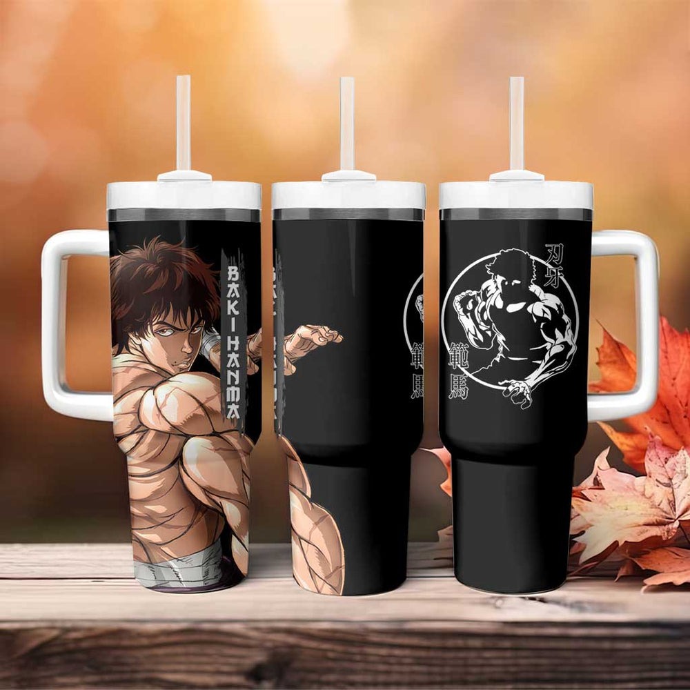 Baki Hanma-Baki Hanma Tumbler With Handle Anime Style TS04 Baki Hanma-Baki Hanma Tumbler With Handle Anime Style TS04