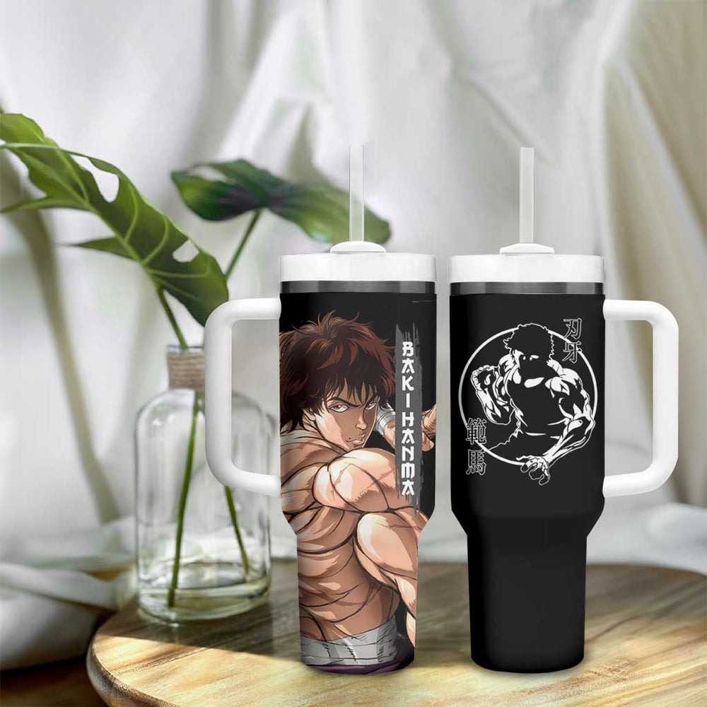 Baki Hanma-Baki Hanma Tumbler With Handle Anime Style TS04 Baki Hanma-Baki Hanma Tumbler With Handle Anime Style TS04