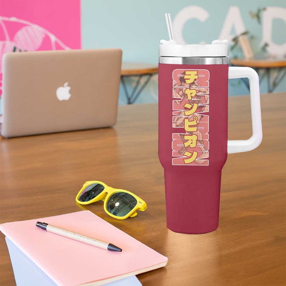 Baki Hanma Baki Tumbler With Handle Anime Style TS04 Baki Hanma Baki Tumbler With Handle Anime Style TS04