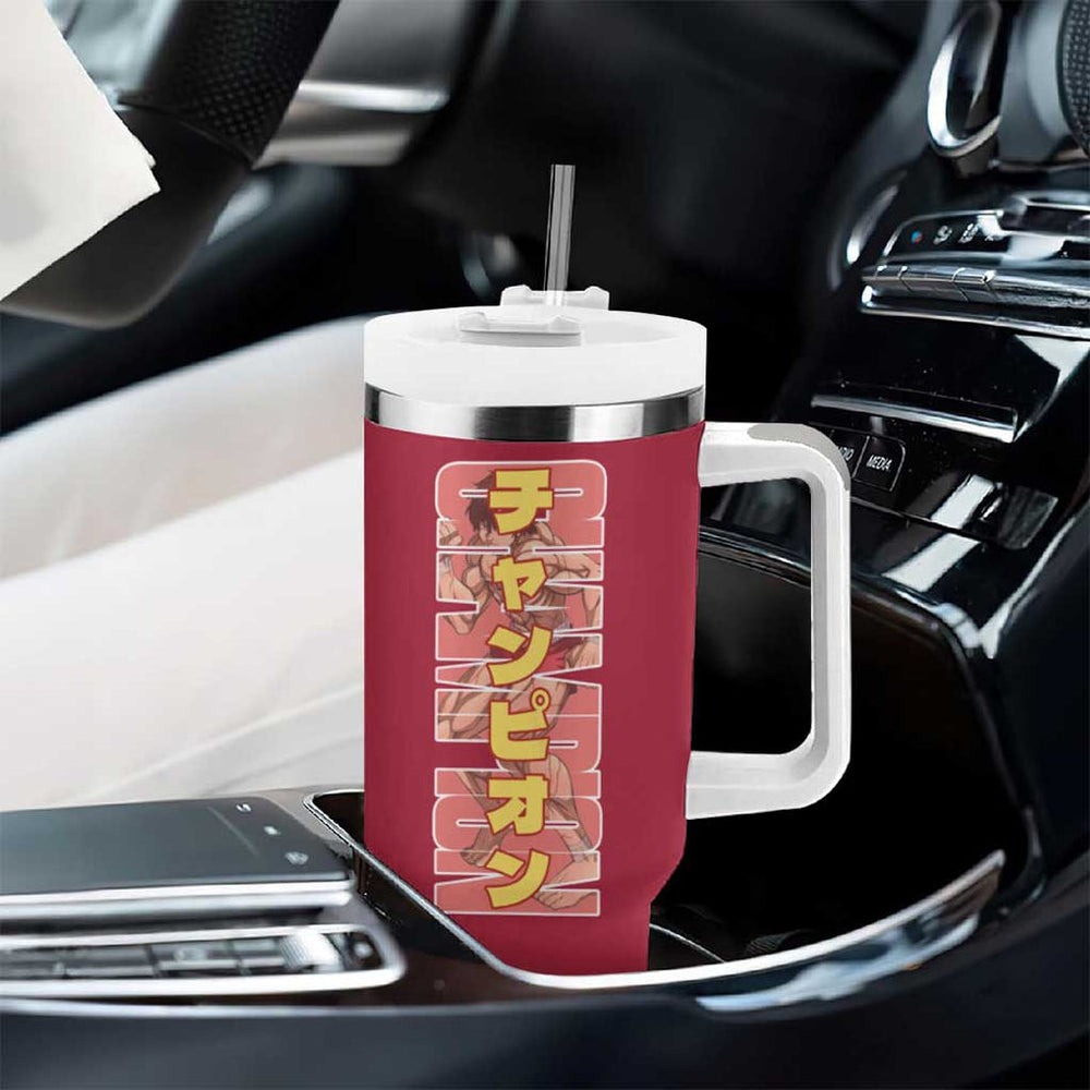 Baki Hanma Baki Tumbler With Handle Anime Style TS04 Baki Hanma Baki Tumbler With Handle Anime Style TS04