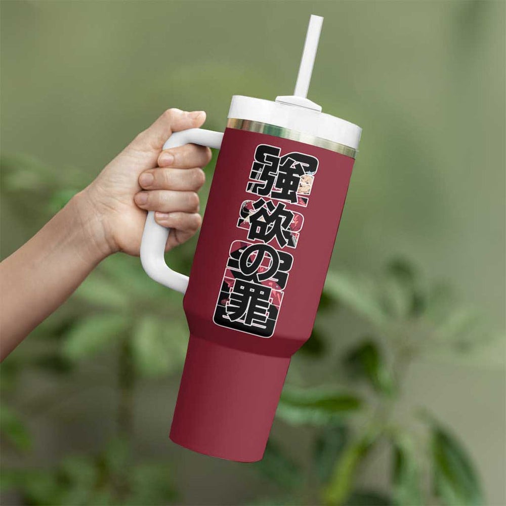 Ban Seven Deadly Sins Tumbler With Handle Anime Style TS04 Ban Seven Deadly Sins Tumbler With Handle Anime Style TS04
