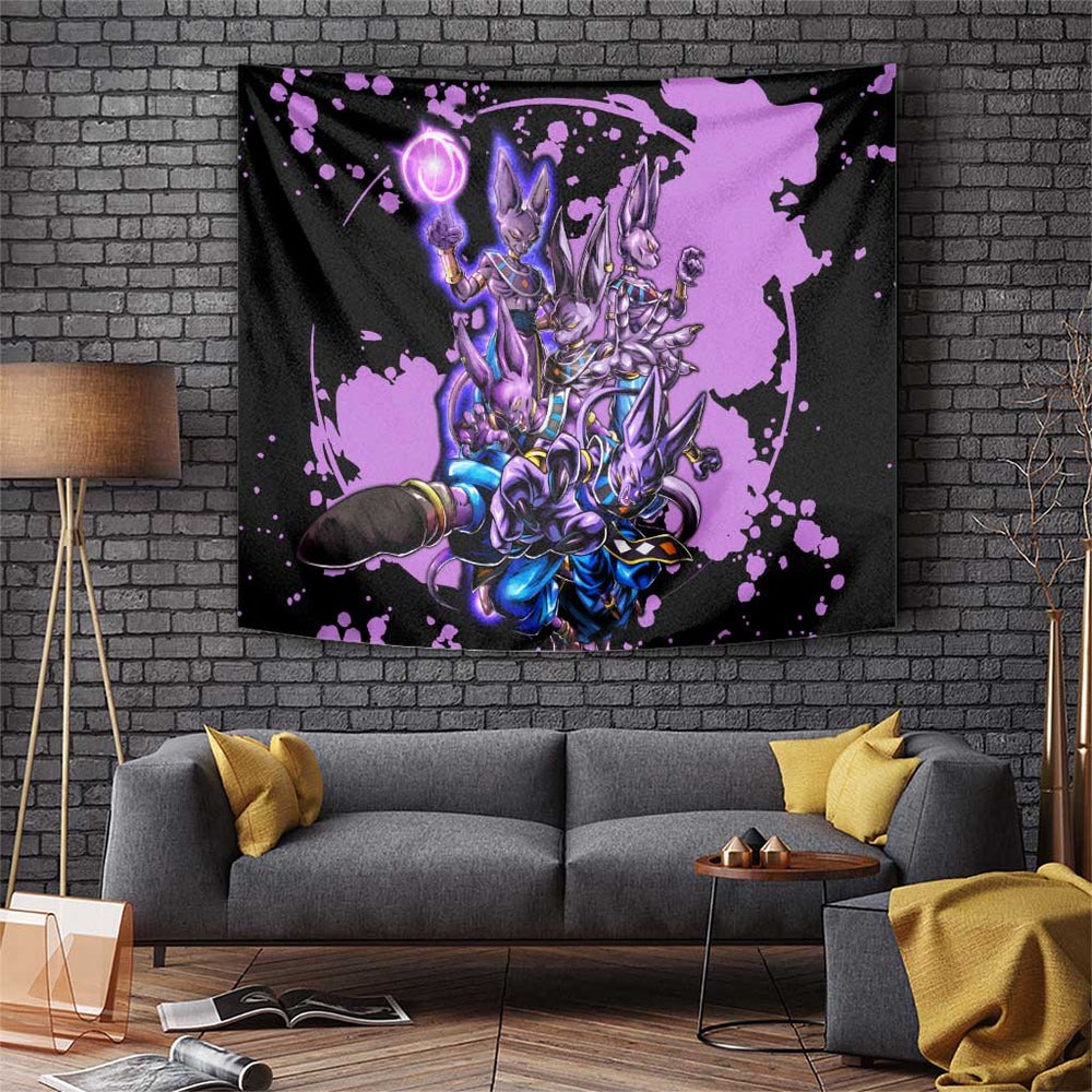 Beerus - Dragon Ball Tapestry Anime Style TS04 Beerus - Dragon Ball Tapestry Anime Style TS04