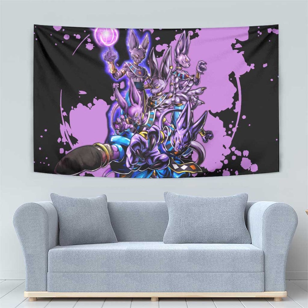 Beerus - Dragon Ball Tapestry Anime Style TS04 Beerus - Dragon Ball Tapestry Anime Style TS04