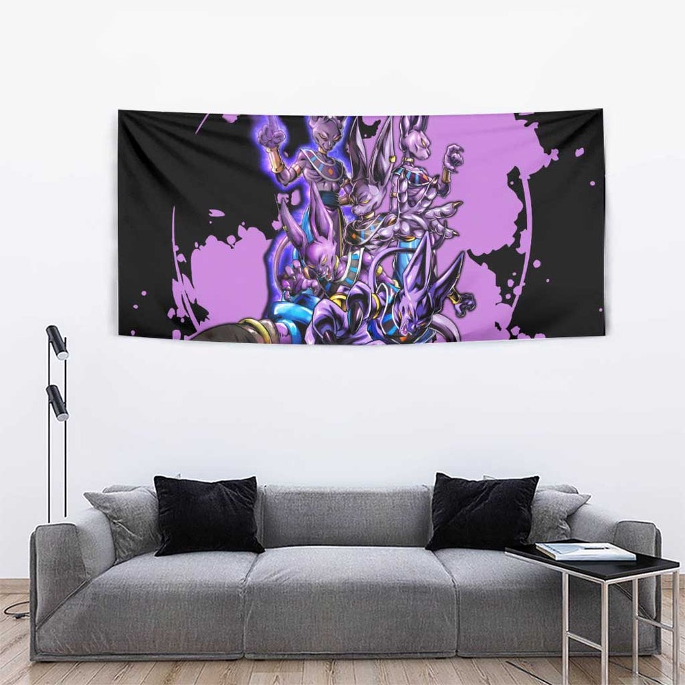 Beerus - Dragon Ball Tapestry Anime Style TS04 Beerus - Dragon Ball Tapestry Anime Style TS04