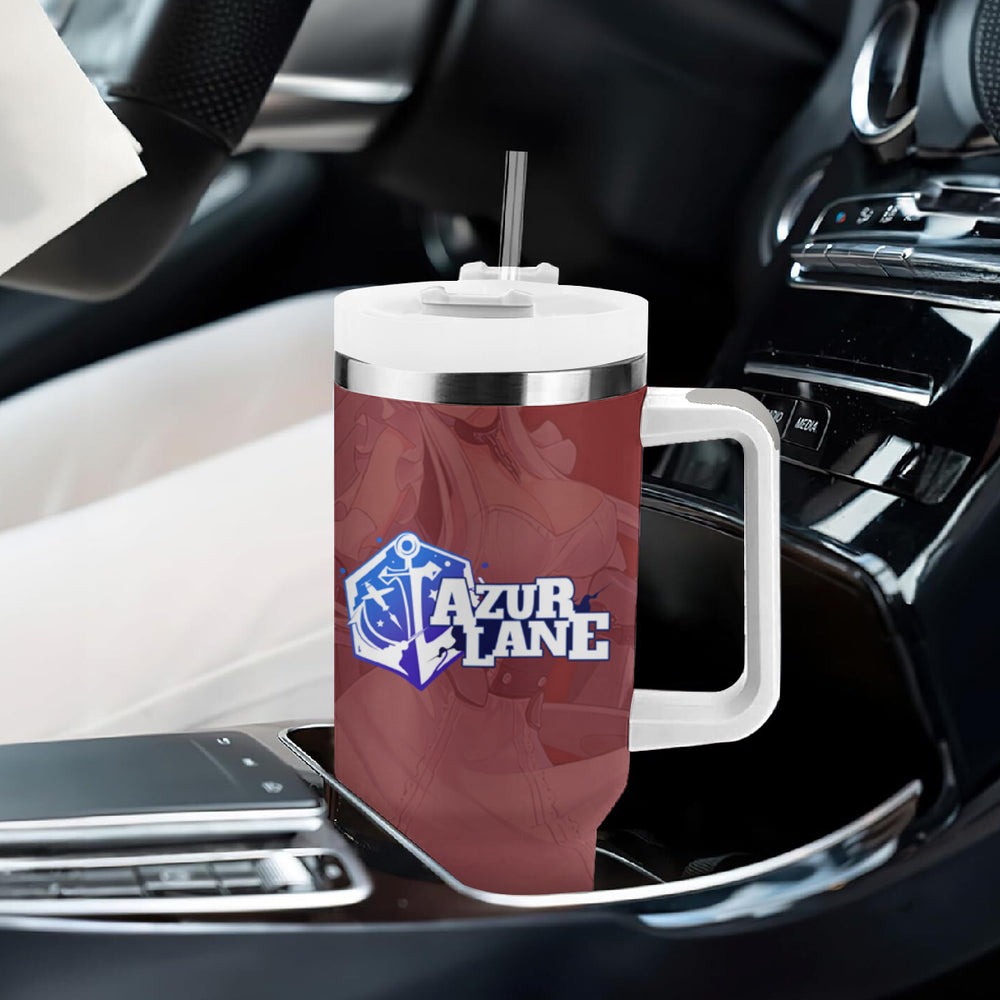 Belfast - Azur Lane Tumbler With Handle Anime Game Style TS04 Belfast - Azur Lane Tumbler With Handle Anime Game Style TS04