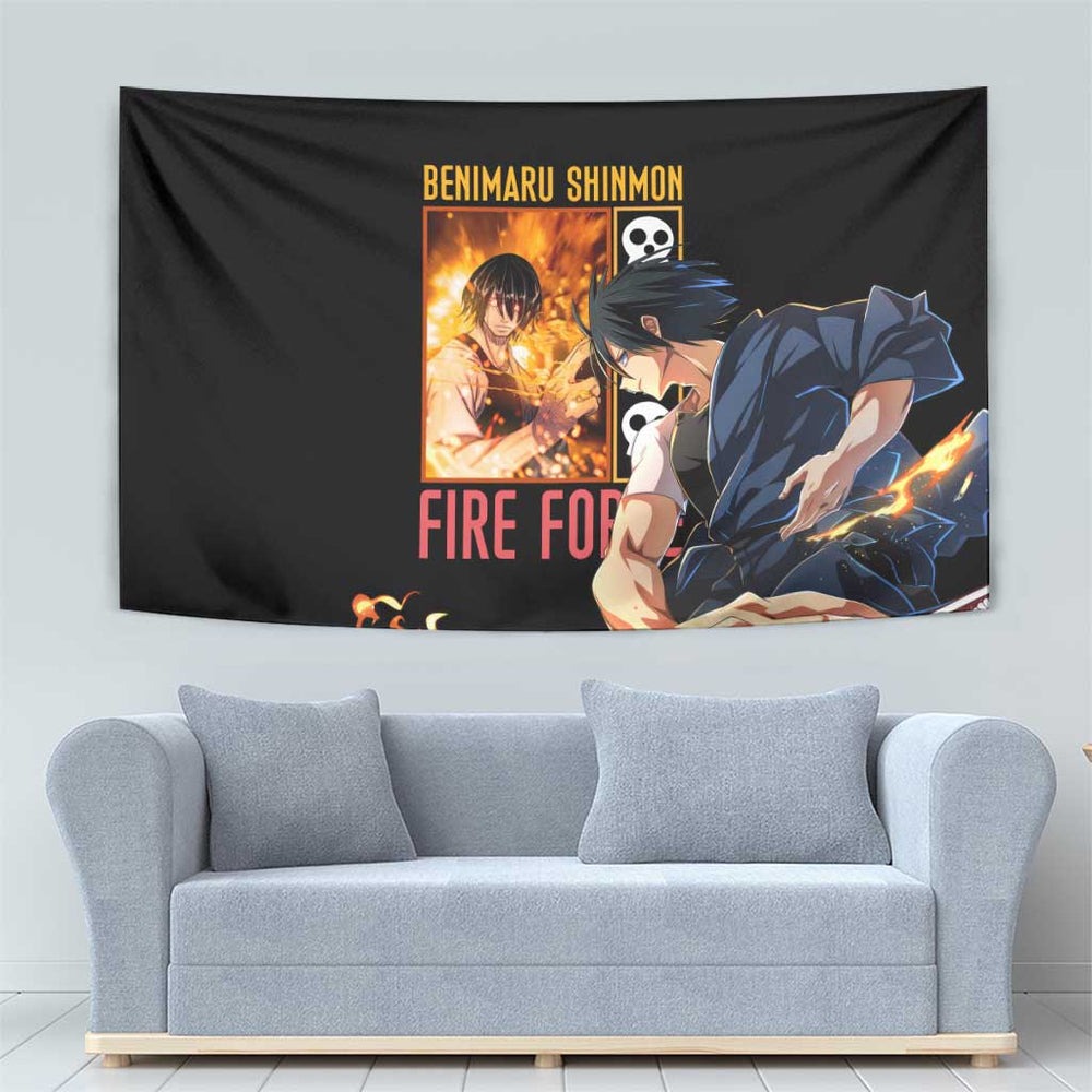 Benimaru Shinmon Fire Force Tumbler With Handle Anime Style TS04
