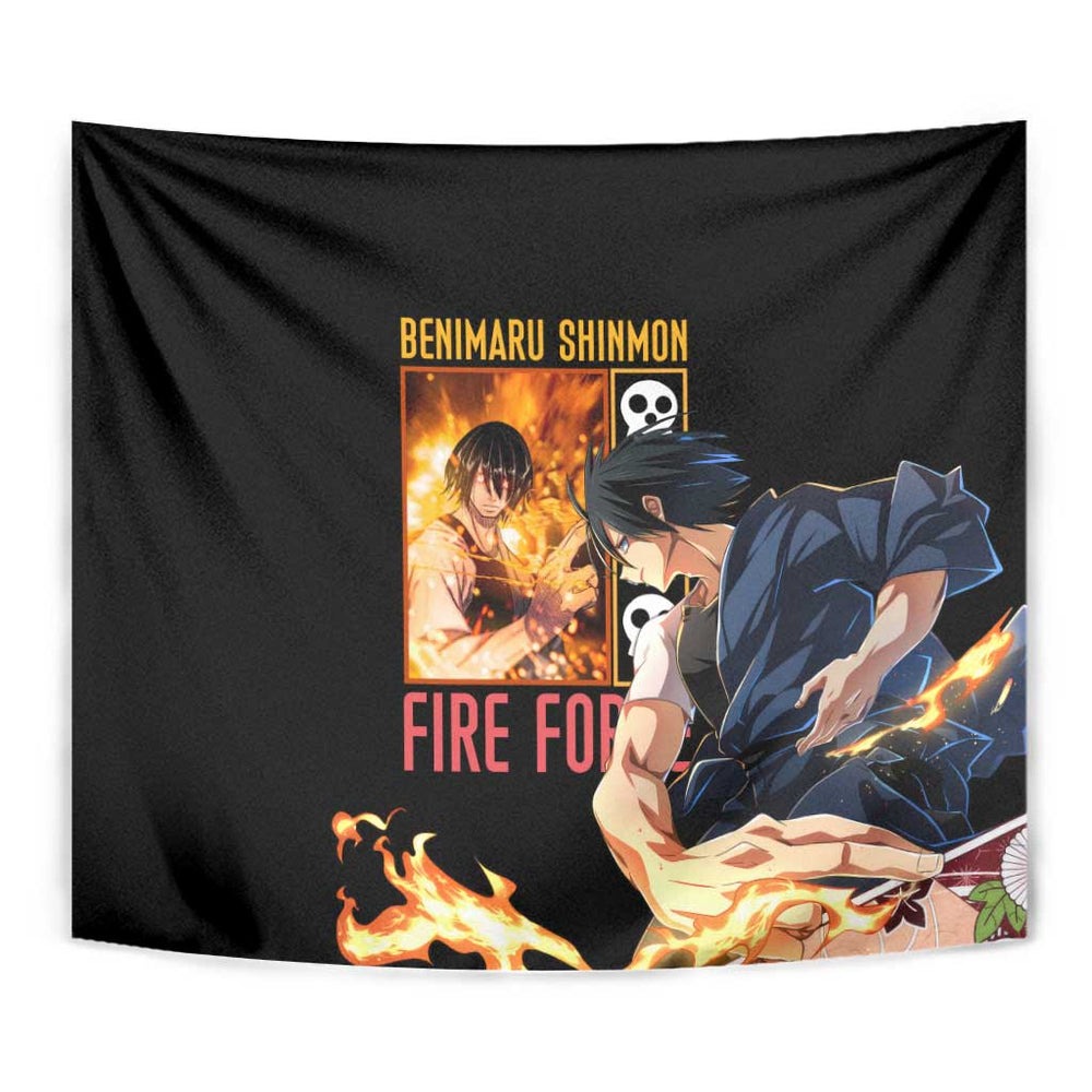 Benimaru Shinmon Fire Force Tumbler With Handle Anime Style TS04