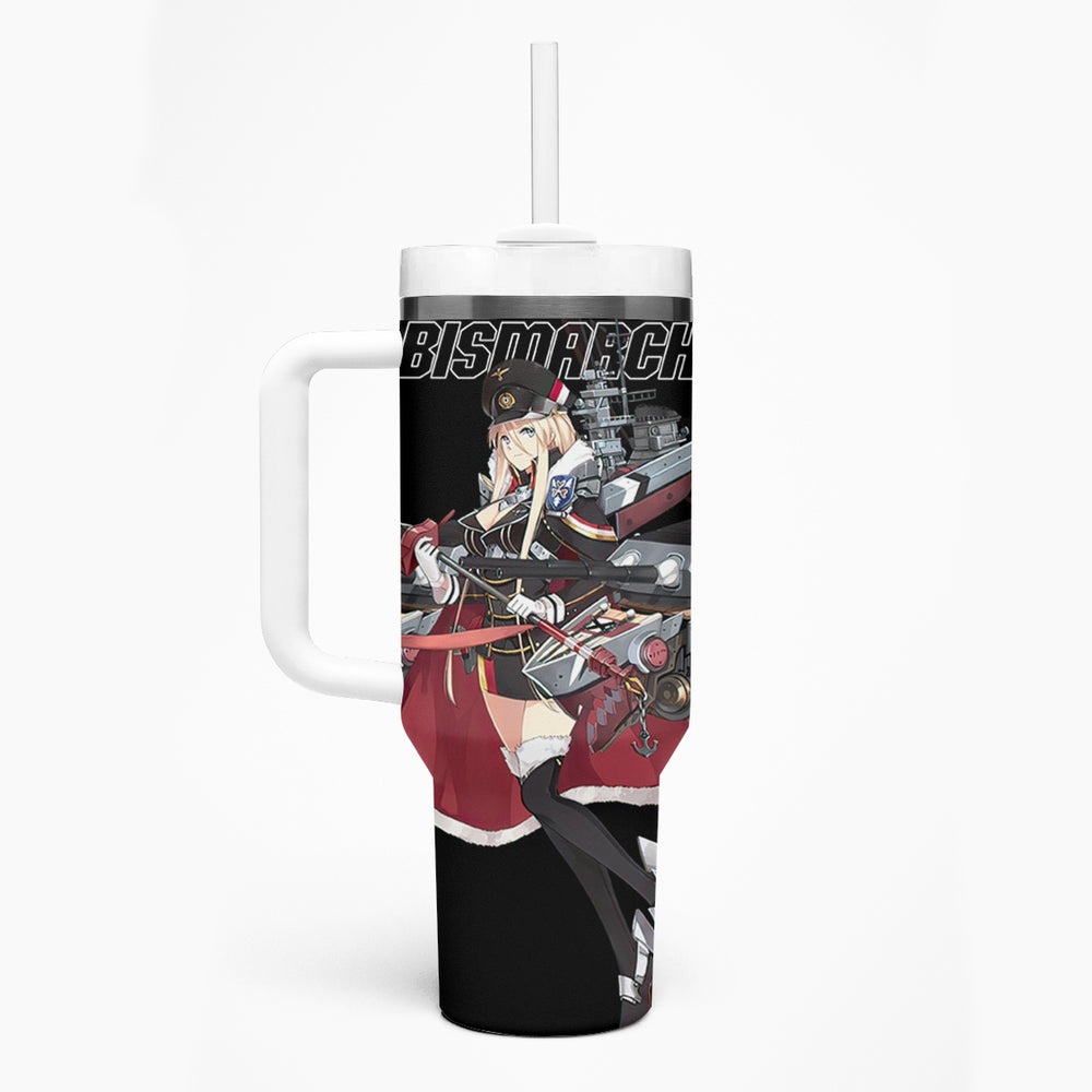 Bismarck - Azur Lane Tumbler With Handle Anime Game Style TS04 Bismarck - Azur Lane Tumbler With Handle Anime Game Style TS04