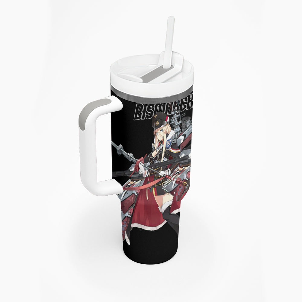 Bismarck - Azur Lane Tumbler With Handle Anime Game Style TS04 Bismarck - Azur Lane Tumbler With Handle Anime Game Style TS04