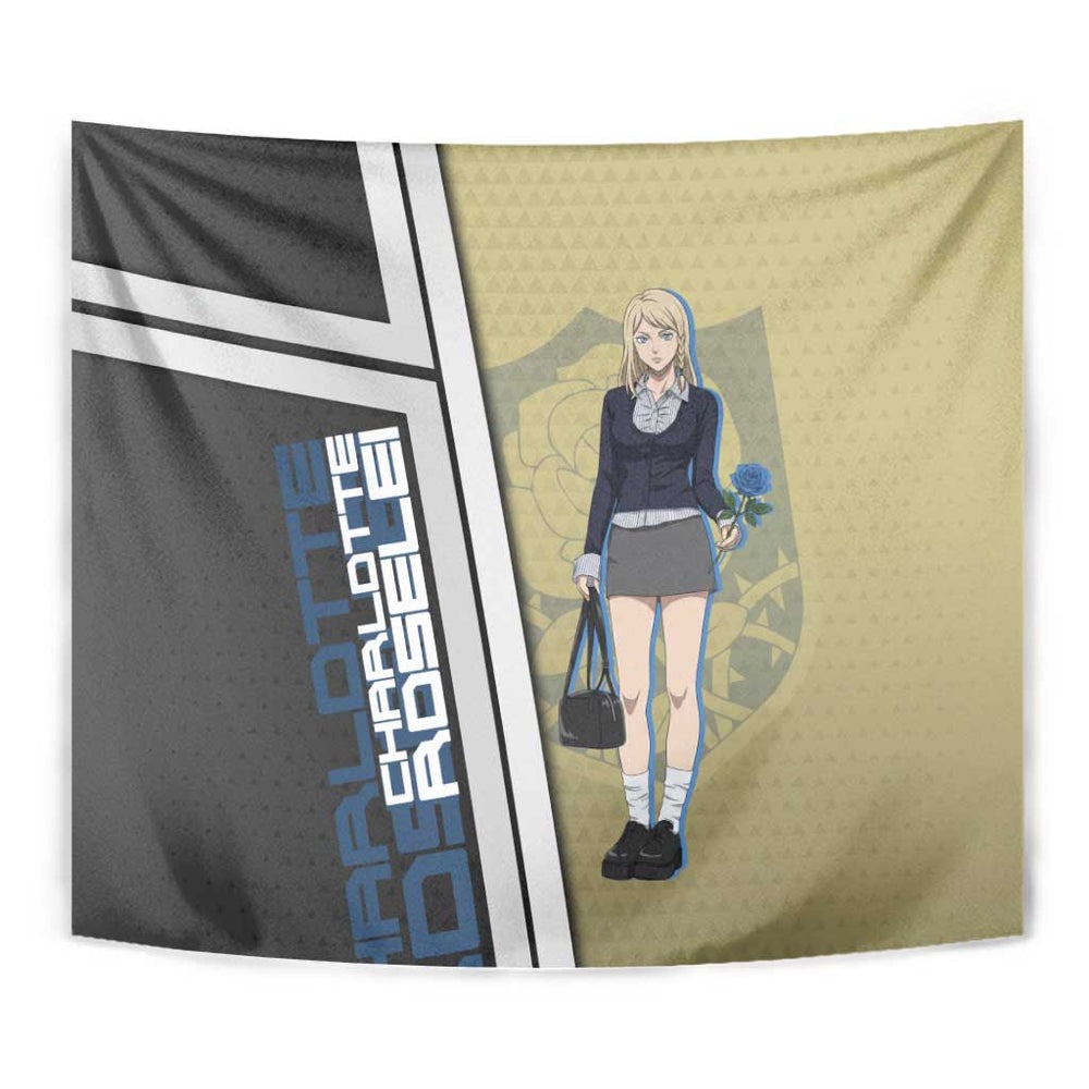 Black Clover Charlotte Roselei Tumbler With Handle Anime Illustration Style TS04 Black Clover Charlotte Roselei Tumbler With Handle Anime Illustration Style TS04