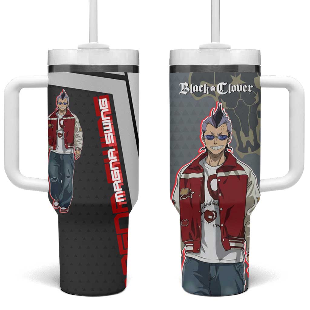 Black Clover Magna Swing Tumbler With Handle Retro Anime Street Style TS04