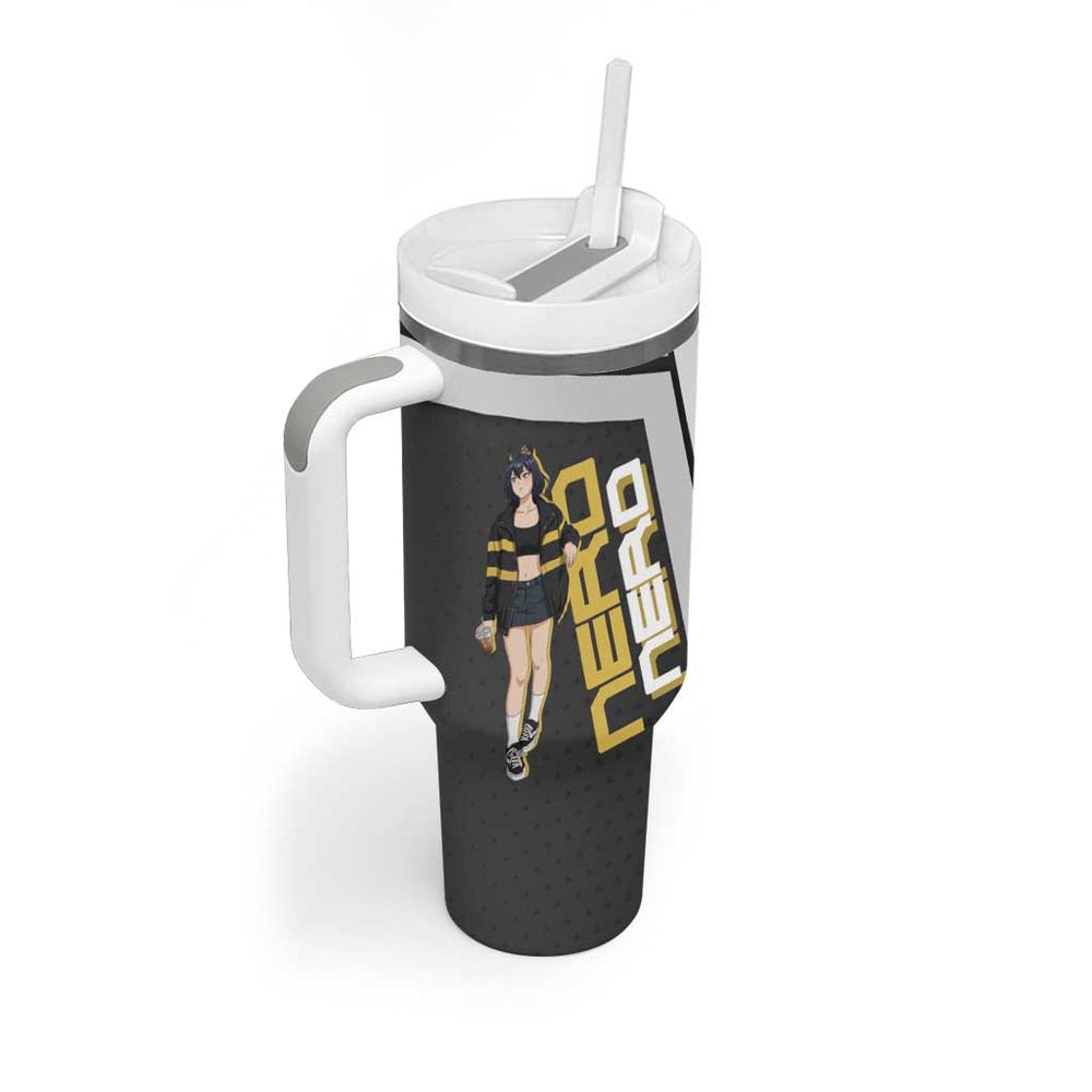 Black Clover Nero Tumbler With Handle Anime Illustration Style TS04 Black Clover Nero Tumbler With Handle Anime Illustration Style TS04