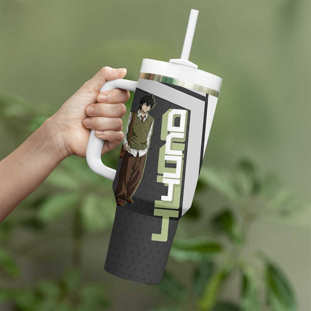 Black Clover Yuno Tumbler With Handle Vintage Scholar Anime Style TS04