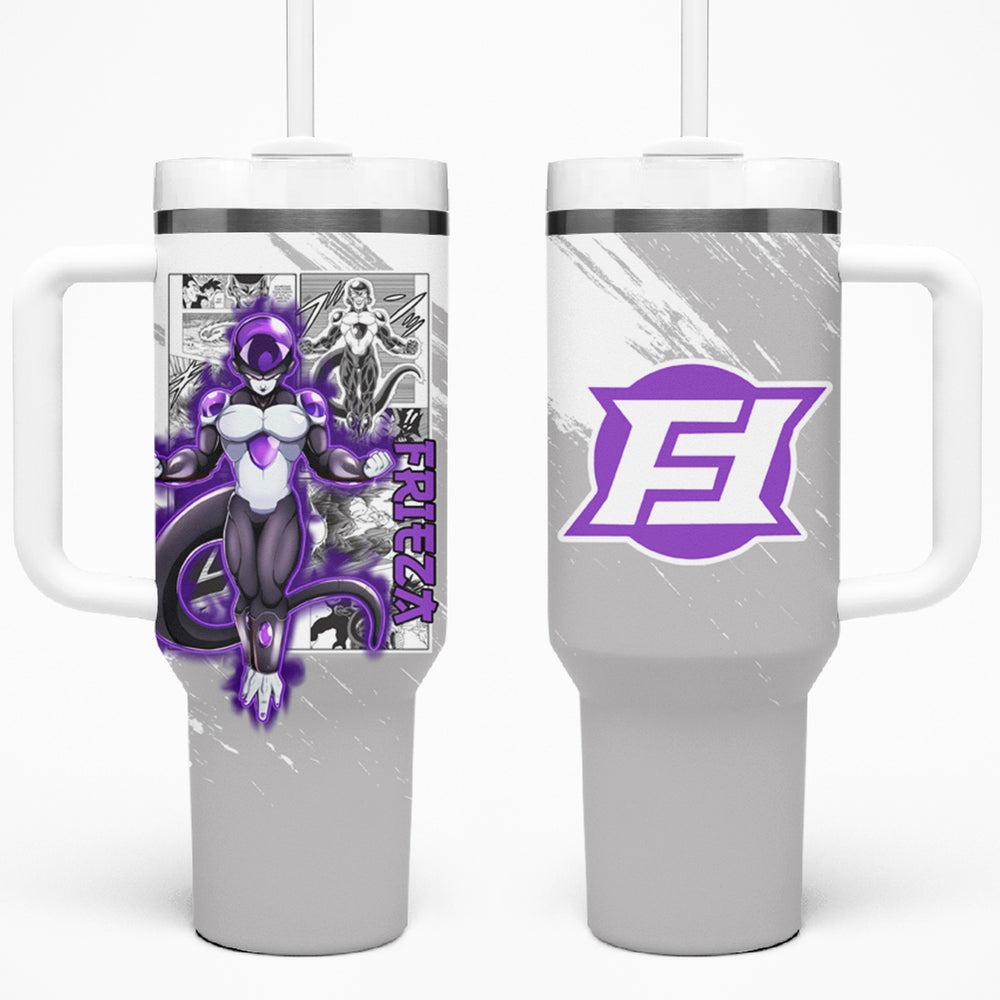 Black Frieza Tumbler With Handle Dragon Ball Mix Anime Manga Black Frieza Tumbler With Handle Dragon Ball Mix Anime Manga