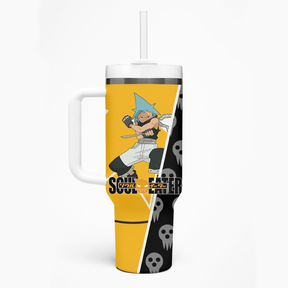 Black Star - Soul Eater Tumbler With Handle Anime Style TS04 Black Star - Soul Eater Tumbler With Handle Anime Style TS04