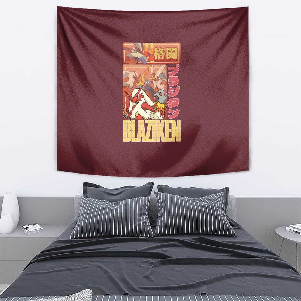 Blaziken - Poke Tapestry Anime Style TS04 Blaziken - Poke Tapestry Anime Style TS04