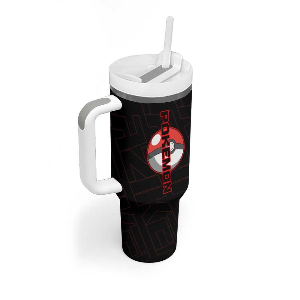 Blaziken Poké Tumbler With Handle Retro Anime Vector Style TS04 Blaziken Poké Tumbler With Handle Retro Anime Vector Style TS04
