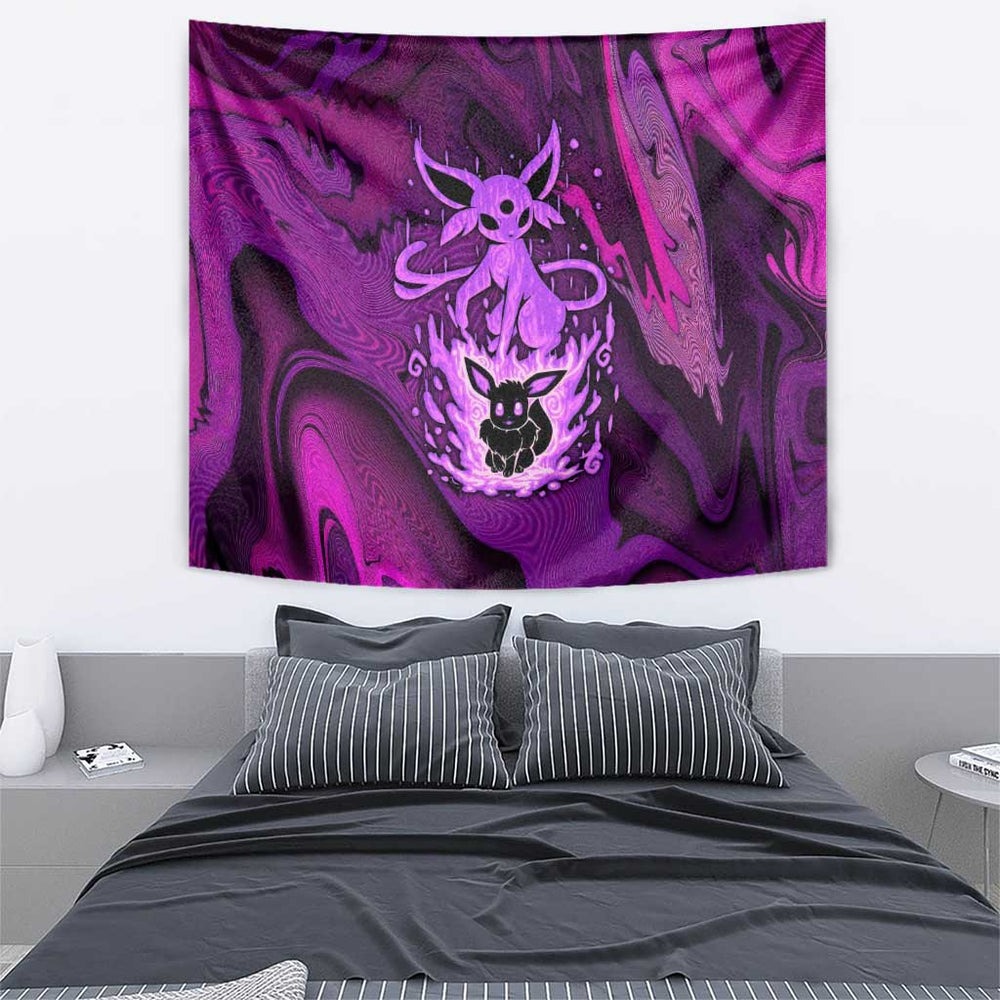 Blazing Espeon Tapestry Anime Style TS04 Blazing Espeon Tapestry Anime Style TS04