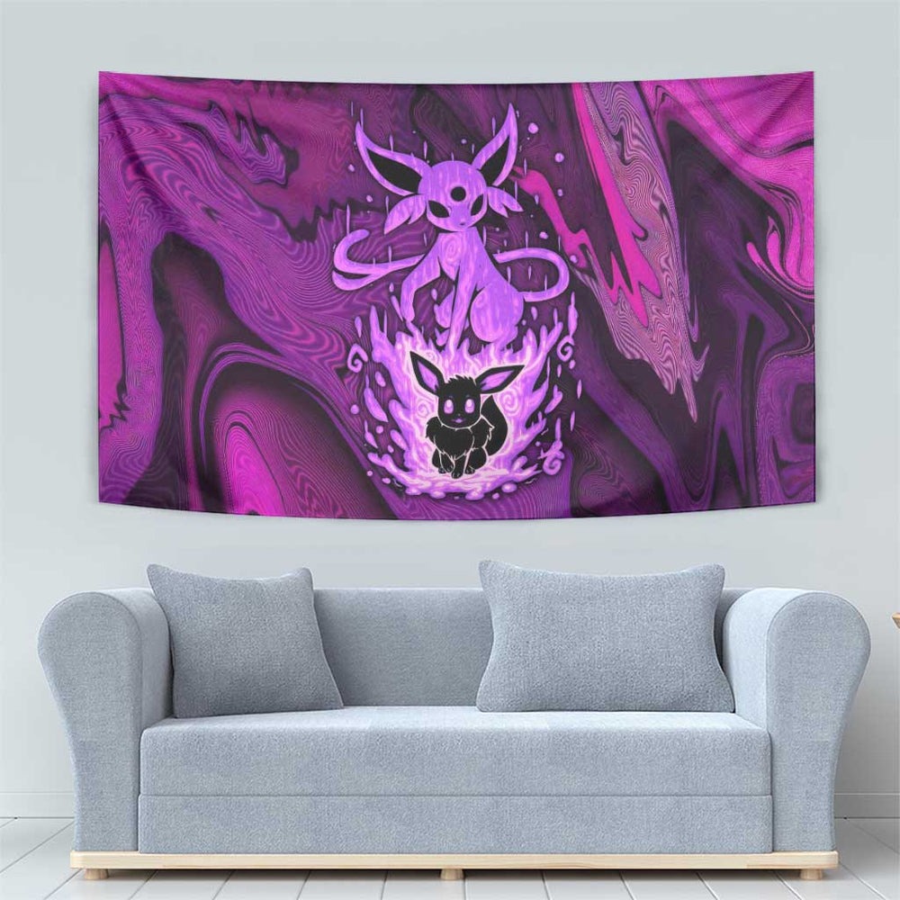 Blazing Espeon Tapestry Anime Style TS04 Blazing Espeon Tapestry Anime Style TS04
