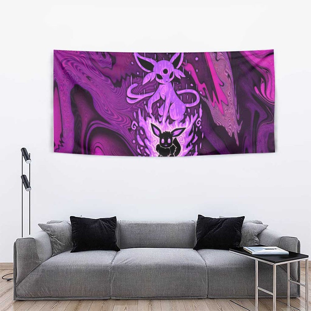 Blazing Espeon Tapestry Anime Style TS04 Blazing Espeon Tapestry Anime Style TS04