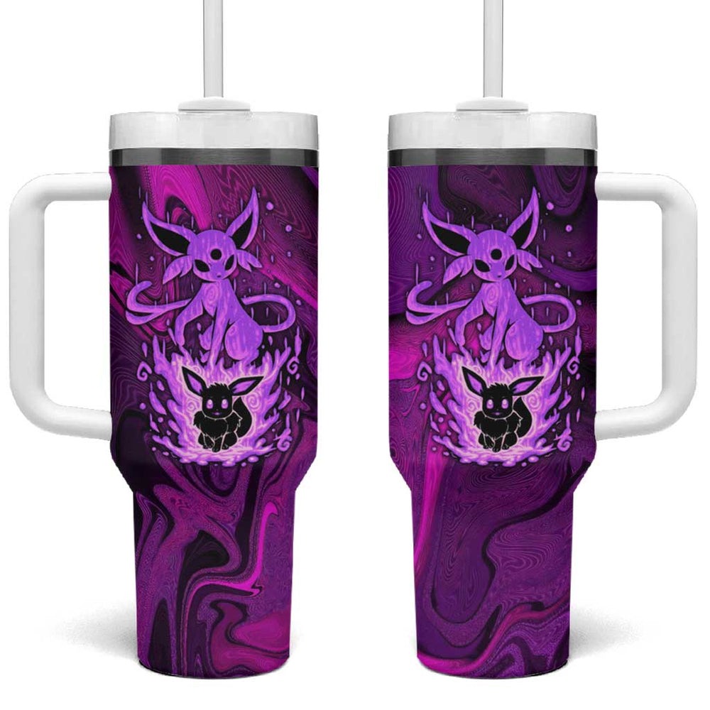 Blazing Espeon Tumbler With Handle Anime Style TS04 Blazing Espeon Tumbler With Handle Anime Style TS04