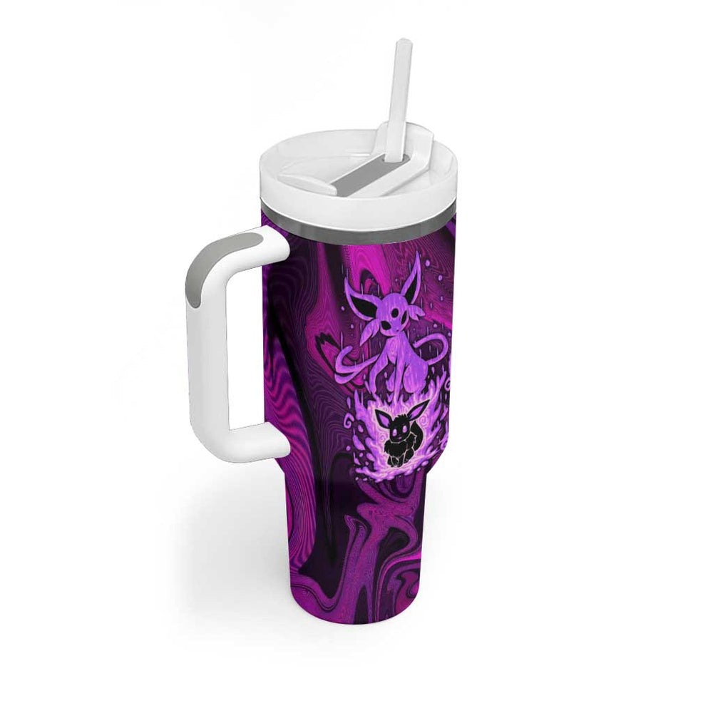 Blazing Espeon Tumbler With Handle Anime Style TS04 Blazing Espeon Tumbler With Handle Anime Style TS04