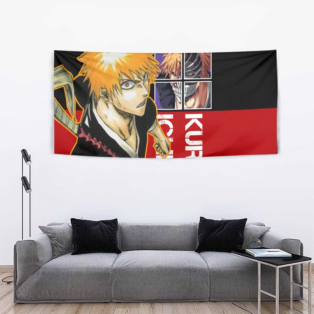 Bleach Ichigo Kurosaki Tumbler With Handle with Hollow Mask and Manga Panel Design TS04 Bleach Ichigo Kurosaki Tumbler With Handle with Hollow Mask and Manga Panel Design TS04