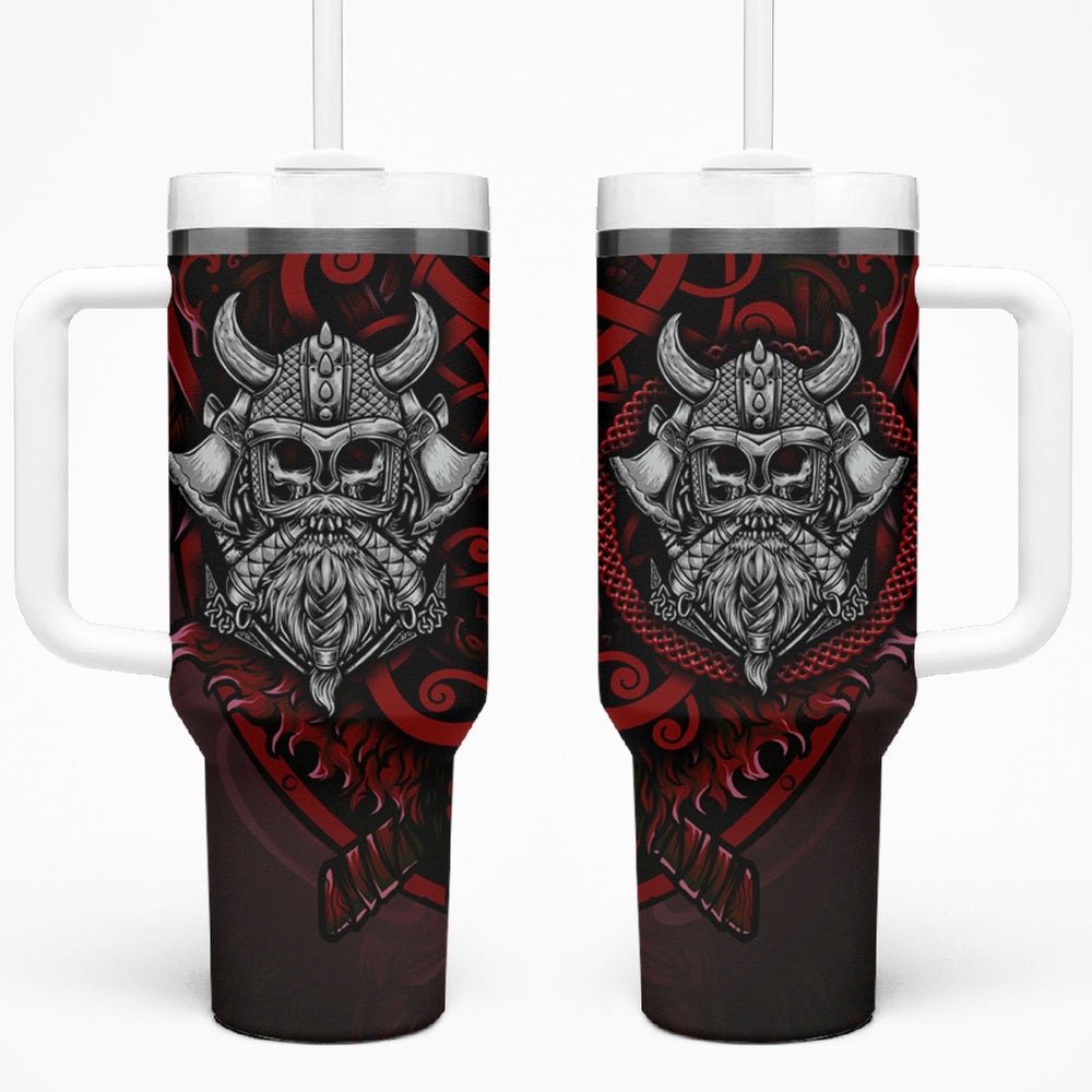 Blood Of Viking Warrior Tumbler With Handle TS04 Blood Of Viking Warrior Tumbler With Handle TS04