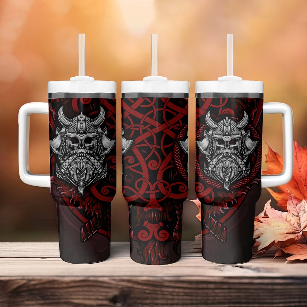 Blood Of Viking Warrior Tumbler With Handle TS04 Blood Of Viking Warrior Tumbler With Handle TS04