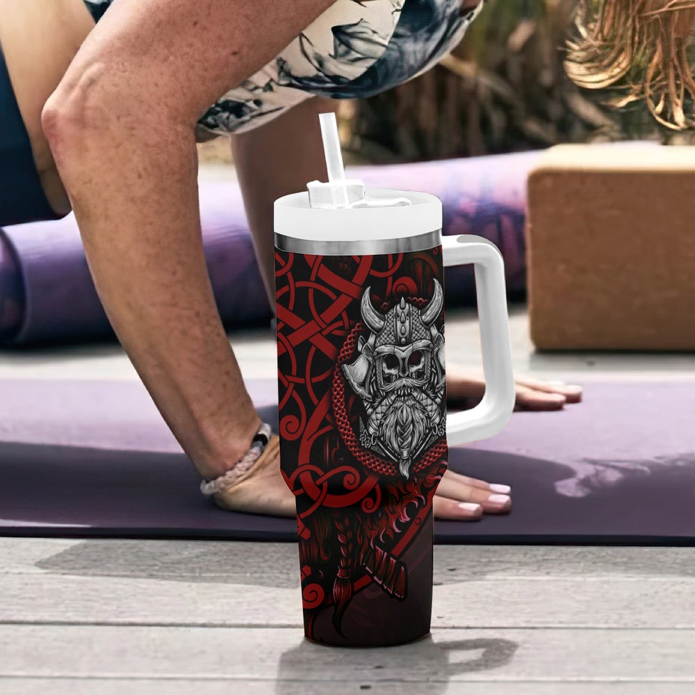 Blood Of Viking Warrior Tumbler With Handle TS04 Blood Of Viking Warrior Tumbler With Handle TS04