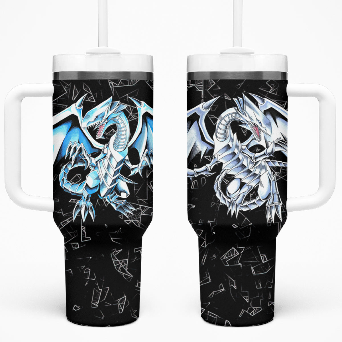 Blue-Eyes White Dragon Tumbler With Handle TS04