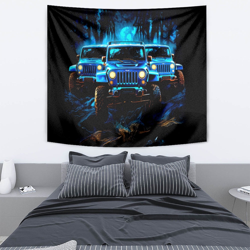 Blue Jeep Tapestry If You Don't Own One You 'll Never Understand DT01