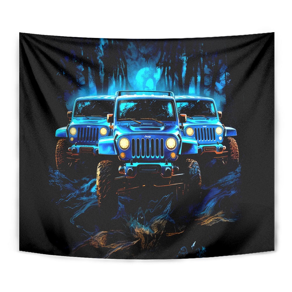 Blue Jeep Tapestry If You Don't Own One You 'll Never Understand DT01