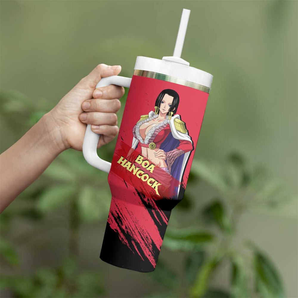 Boa Hancock - One Piece Tumbler With Handle Anime Style TS04 Boa Hancock - One Piece Tumbler With Handle Anime Style TS04
