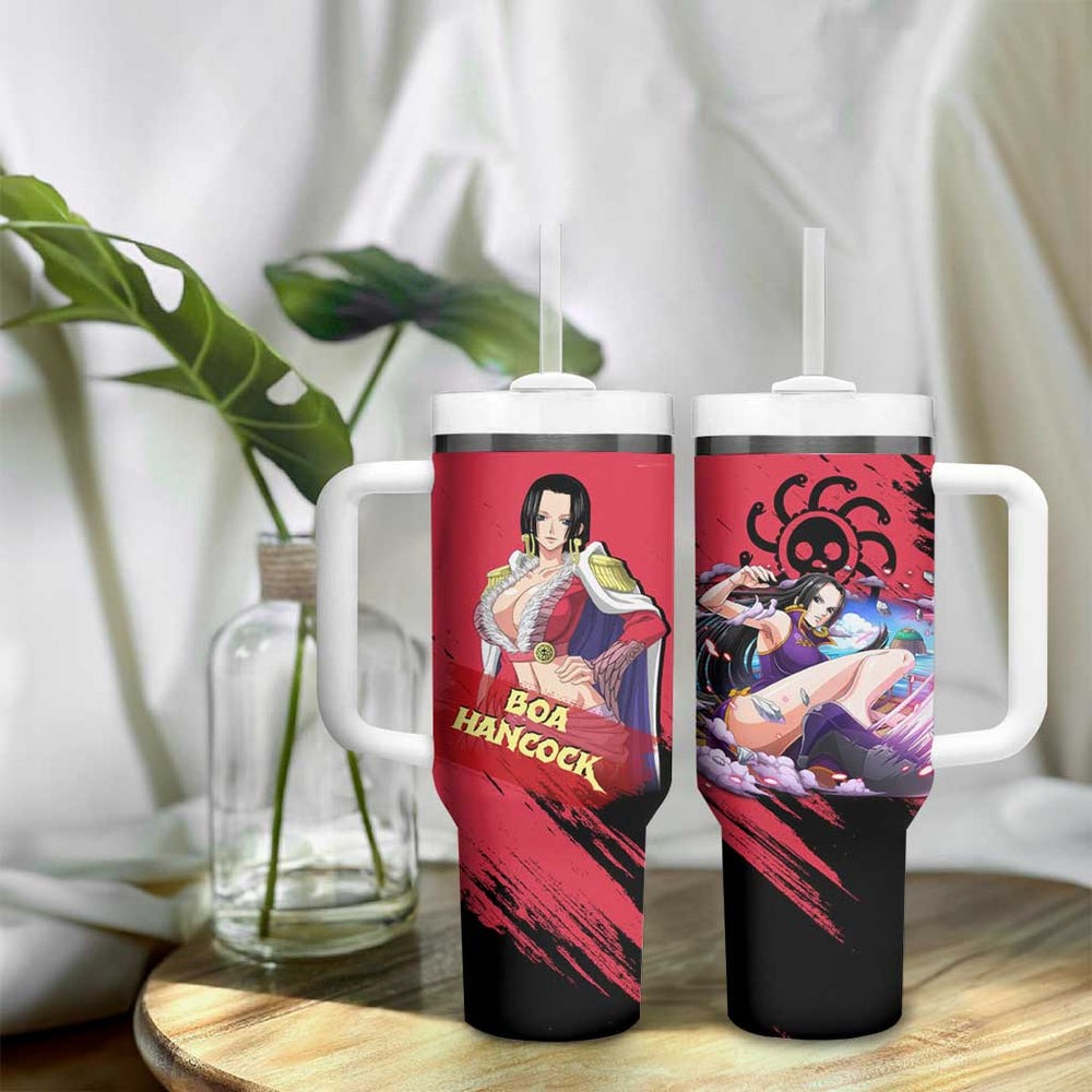 Boa Hancock - One Piece Tumbler With Handle Anime Style TS04 Boa Hancock - One Piece Tumbler With Handle Anime Style TS04