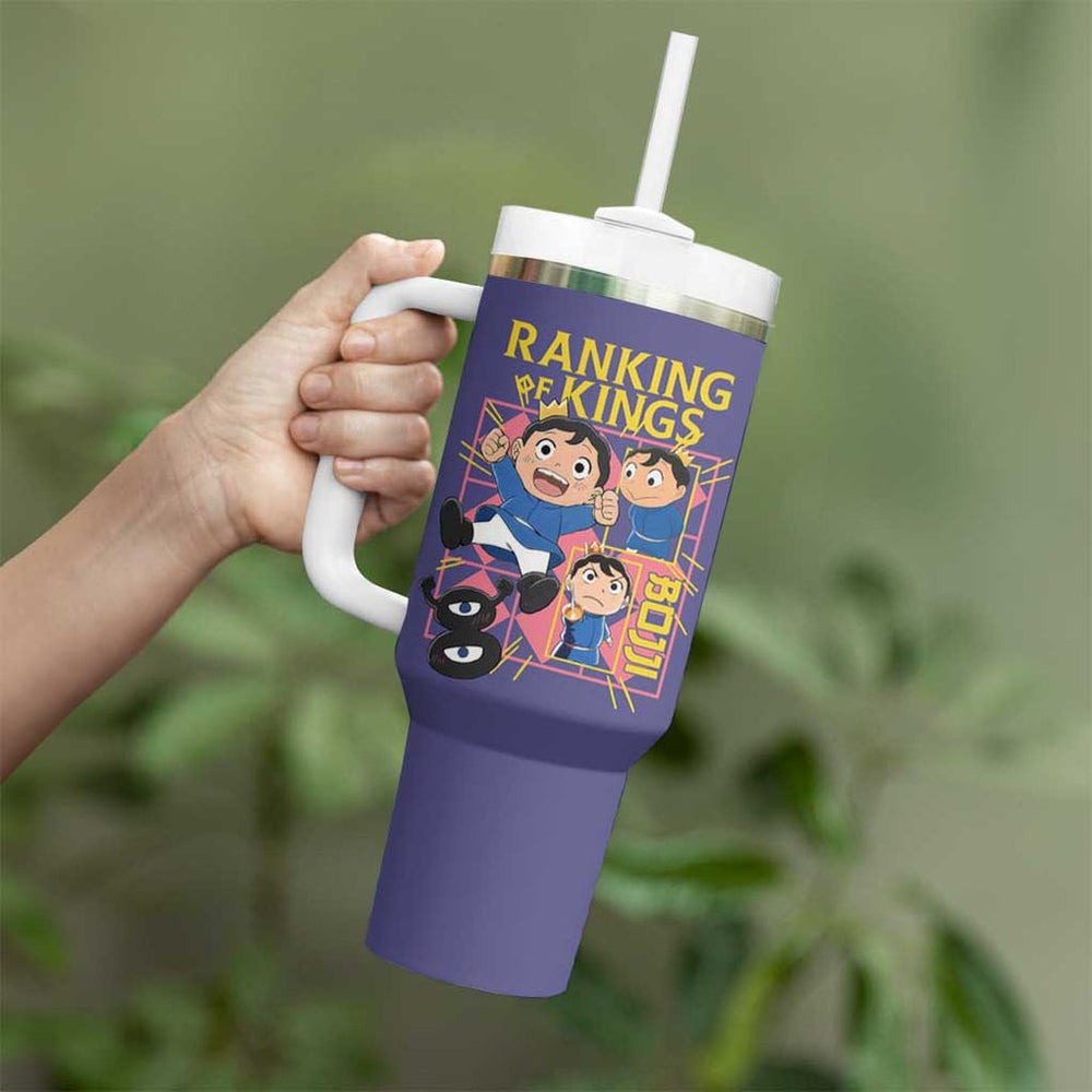 Bojji Ousama Ranking Tumbler With Handle Anime Style TS04 Bojji Ousama Ranking Tumbler With Handle Anime Style TS04