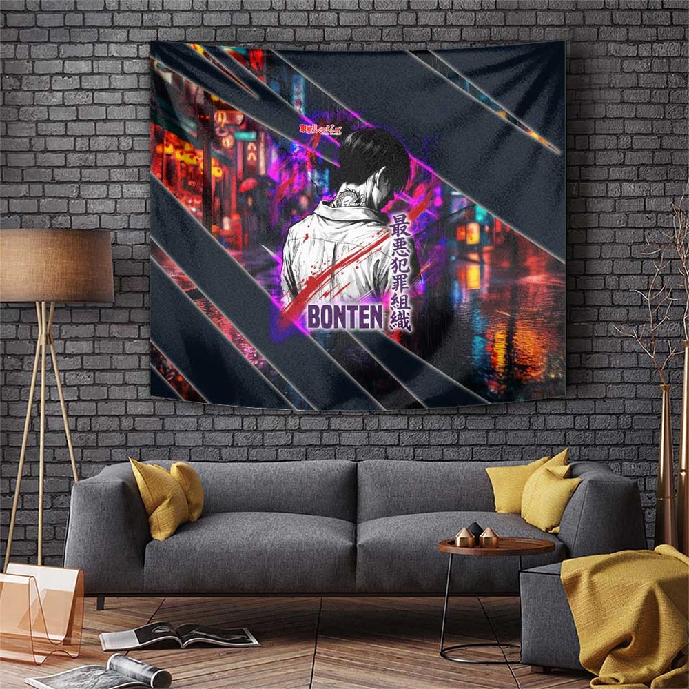 Bonten Era The Darkest Future Tumbler With Handle Cyberpunk Noir Gang Art Style TS04 Bonten Era The Darkest Future Tumbler With Handle Cyberpunk Noir Gang Art Style TS04