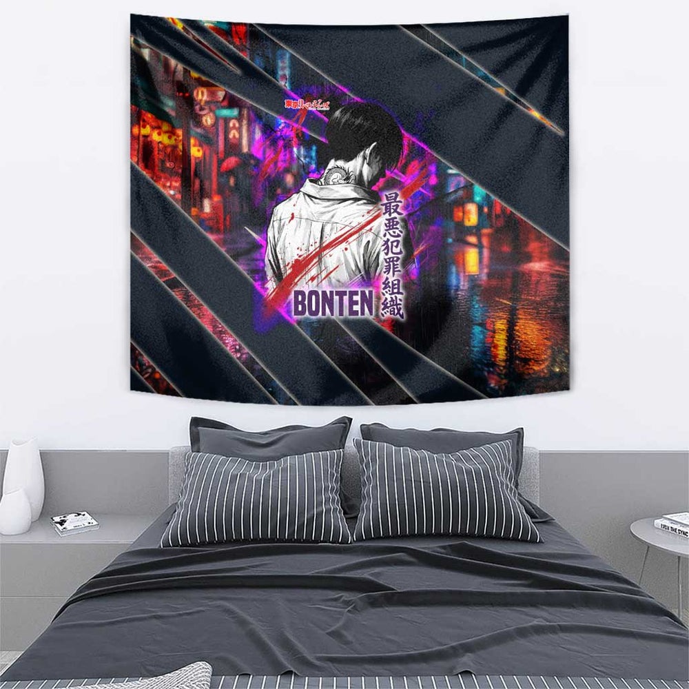Bonten Era The Darkest Future Tumbler With Handle Cyberpunk Noir Gang Art Style TS04 Bonten Era The Darkest Future Tumbler With Handle Cyberpunk Noir Gang Art Style TS04