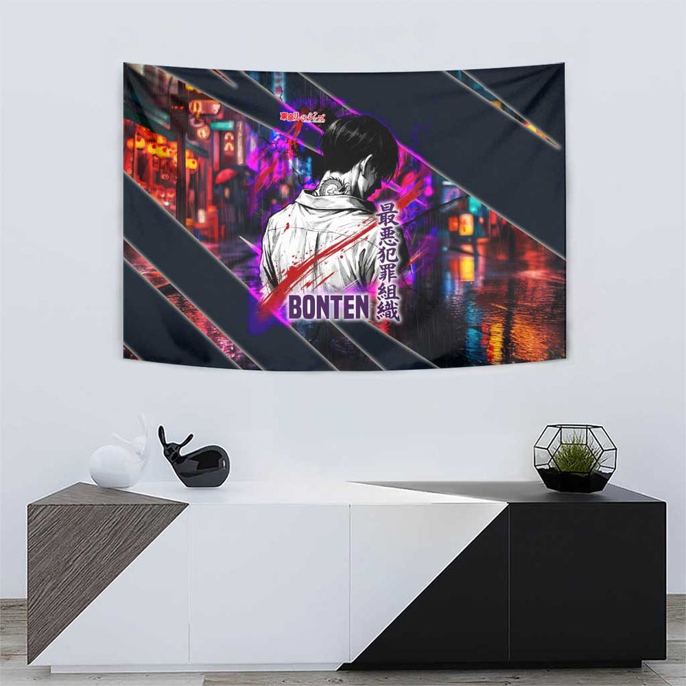 Bonten Era The Darkest Future Tumbler With Handle Cyberpunk Noir Gang Art Style TS04 Bonten Era The Darkest Future Tumbler With Handle Cyberpunk Noir Gang Art Style TS04