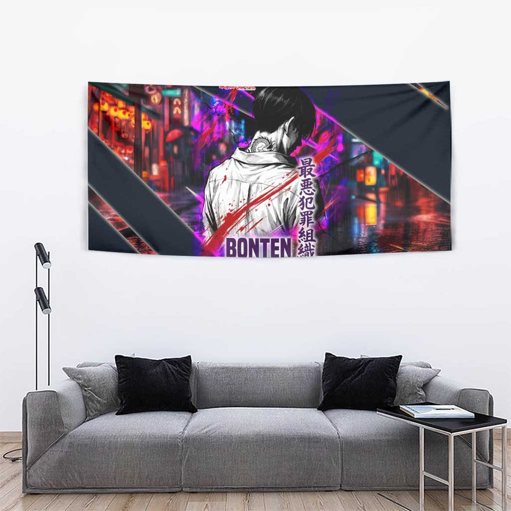 Bonten Era The Darkest Future Tumbler With Handle Cyberpunk Noir Gang Art Style TS04 Bonten Era The Darkest Future Tumbler With Handle Cyberpunk Noir Gang Art Style TS04
