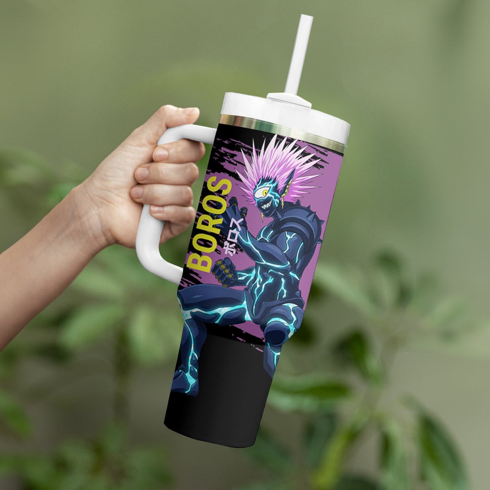 Boros - One Puch Man Tumbler With Handle TS04 Boros - One Puch Man Tumbler With Handle TS04
