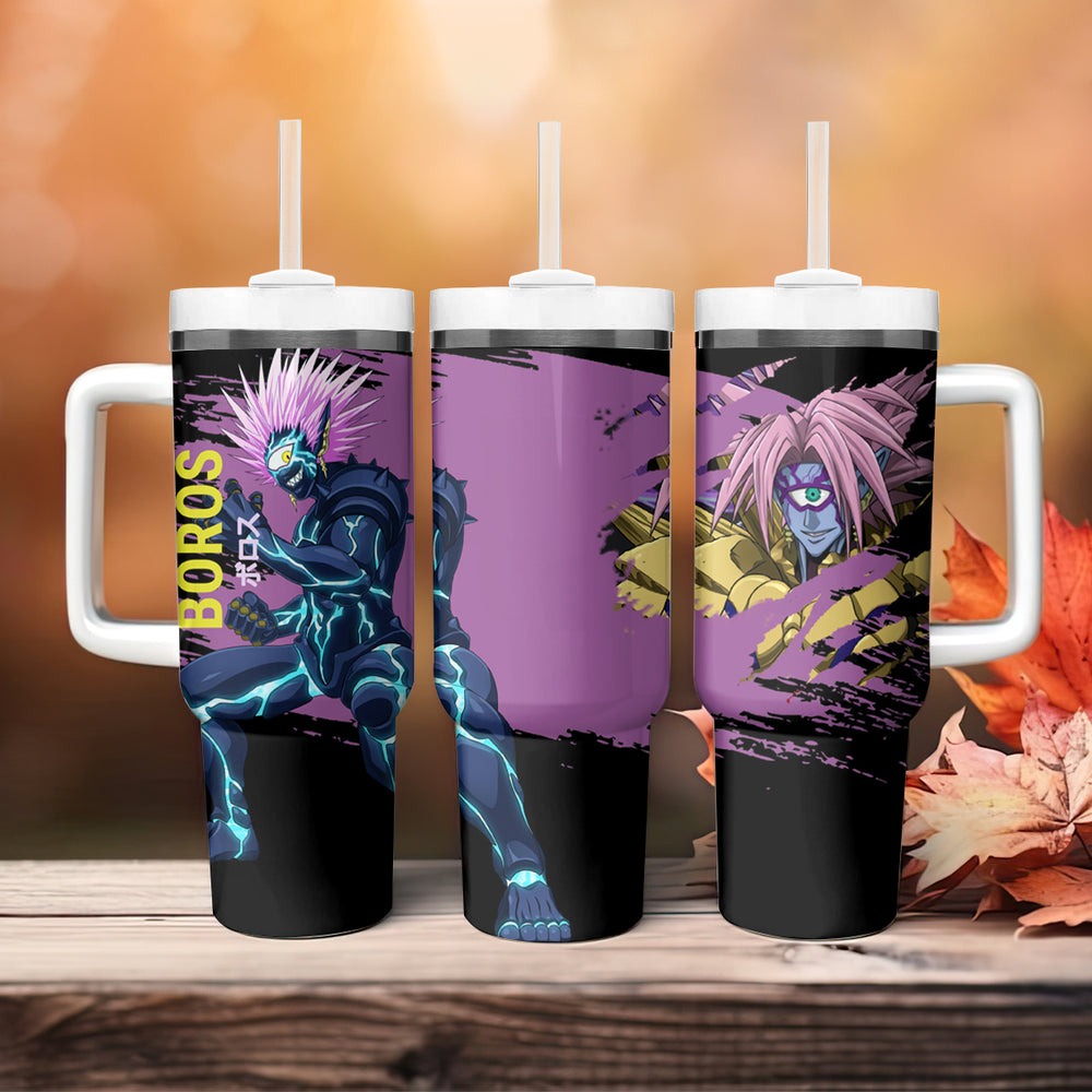 Boros - One Puch Man Tumbler With Handle TS04 Boros - One Puch Man Tumbler With Handle TS04