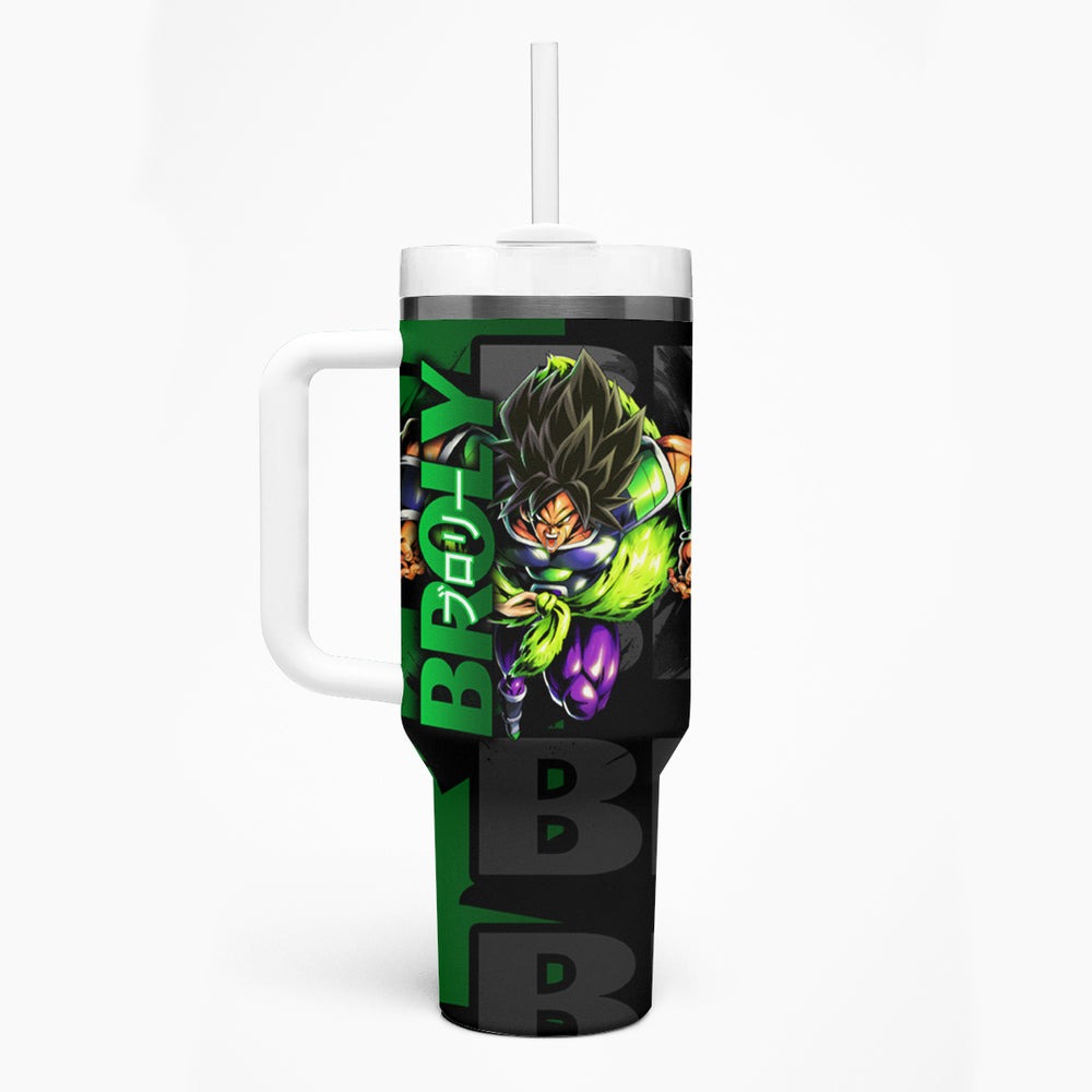 Broly - Dragon Ball Tumbler With Handle Anime Style TS04 Broly - Dragon Ball Tumbler With Handle Anime Style TS04