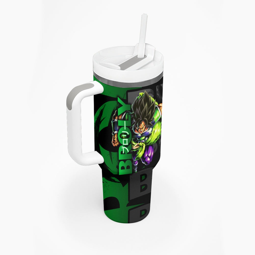 Broly - Dragon Ball Tumbler With Handle Anime Style TS04 Broly - Dragon Ball Tumbler With Handle Anime Style TS04